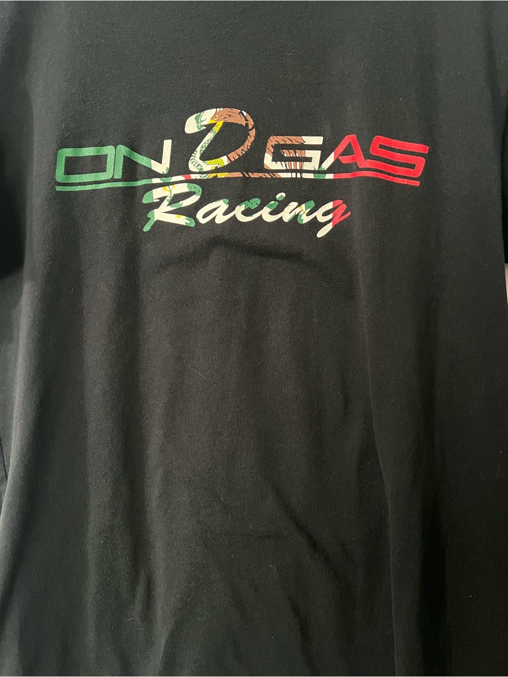 Black Racing Graphic Tee - Picture 3 of 4